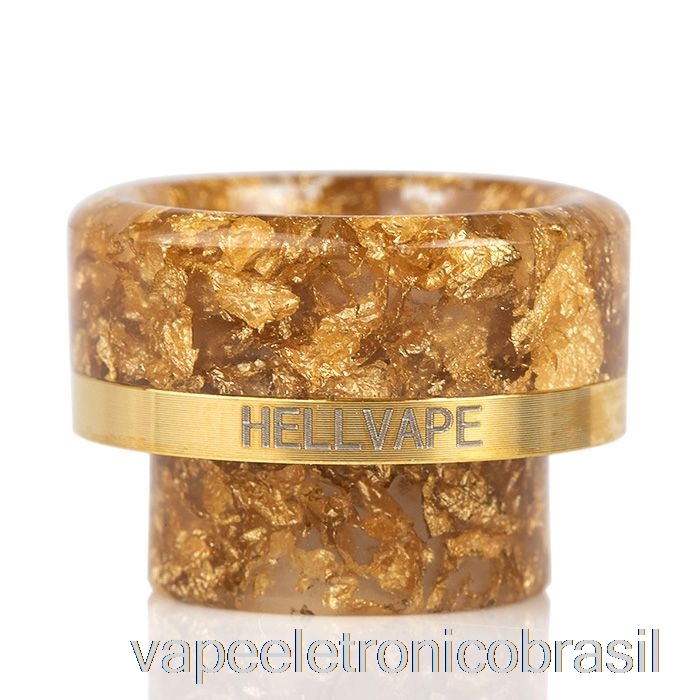 Vape Vaporesso Hellvape Ag+/passagem Rda Ponta De Gotejamento Ouro